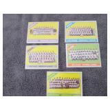 35. 5 1966 Topps Team Cards...