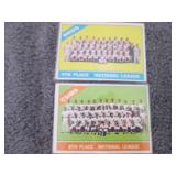 35. 5 1966 Topps Team Cards...