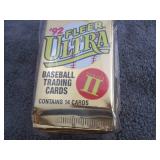 87. 9 1992 Fleer Ultra Packs...