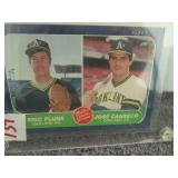 139. 1986 Fleer Jose Canseco Rookie...