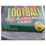184. 8 1990 Fleer Football Packs...