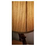 Vintage Driftwood Table Lamps with Seagulls
