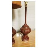 MCM Mosaic Adorned Ceramic Table Lamps