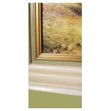 Original Oil on Board Landscape Art of the Kaiser Mountains