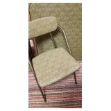 Vintage Cosco Green Vinyl Folding Chairs
