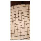 Retro Fiberglass Drum Lamp Shade
