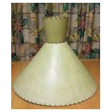 Atomic Lime Green Fiberglass Lamp Shade