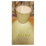 Atomic Lime Green Fiberglass Lamp Shade