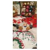 Vintage Christmas Holiday Decorations and Ornaments