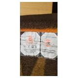 West German Retro Geometric Nap Blanket