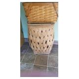Large Farm Basket and Vintage Picnic Basket