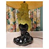 MCM Nubian Female Bust Lamp