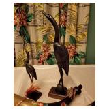 Collection of Carved Horn Decor