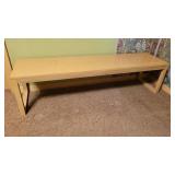 Inspiration Collection Bright Blonde Bench by Drexel
