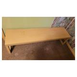 Inspiration Collection Bright Blonde Bench by Drexel