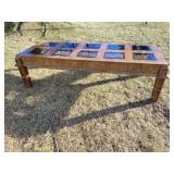 MCM Glass Pane Coffee Table
