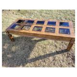 MCM Glass Pane Coffee Table
