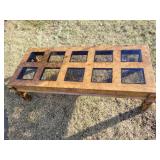 MCM Glass Pane Coffee Table
