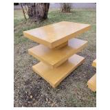 Contemporary Tiered Coffee Table and Shelving Set