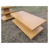 Contemporary Tiered Coffee Table and Shelving Set