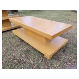 Contemporary Tiered Coffee Table and Shelving Set