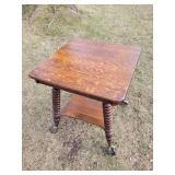 Vintage Claw Foot Side Table