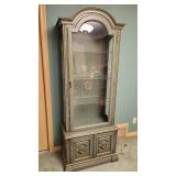 Charming Green Curio Cabinet