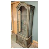 Charming Green Curio Cabinet