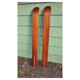 Vintage Classic Wood Water Skis