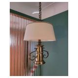 Vintage Hanging Brass Lamp