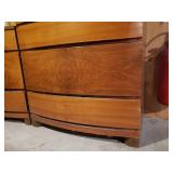 Bow Front Three Piece Bedroom Set