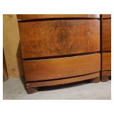 Bow Front Three Piece Bedroom Set