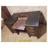 Immense Oak Hideaway Desk