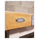 Distressed Oak Top Workshop Table