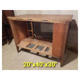 Vintage Mid-Modern TV Cabinet B