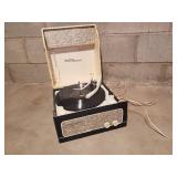 Vintage Phono Master Portable Suitcase Record Player