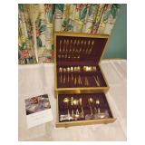 Vintage Dirilyte Dirigold Sweden Flatware Service ~ Regal Pattern