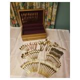 Vintage Dirilyte Dirigold Sweden Flatware Service ~ Regal Pattern