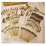 Vintage Dirilyte Dirigold Sweden Flatware Service ~ Regal Pattern