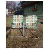 Vintage Aluminum Lawn Chairs