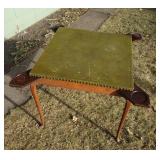 Vintage Distressed Game Table