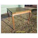 Vintage Distressed Game Table