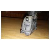 Cast Metal Motorcycle and Police Rider.