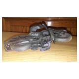 Cast Metal Motorcycle and Police Rider.