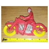Auburn Rubber Motorcycle and Rider.
