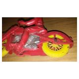 Auburn Rubber Motorcycle and Rider.