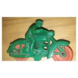 Auburn Rubber Motorcycle.