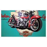 Vintage Look Harley Davidson Metal Sign.