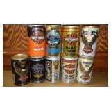 Harley Davidson Sturgis Beer Cans. (9)