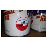 Beer Cans, (2) Steven Point, WI. Bicentennial Cans, (2)